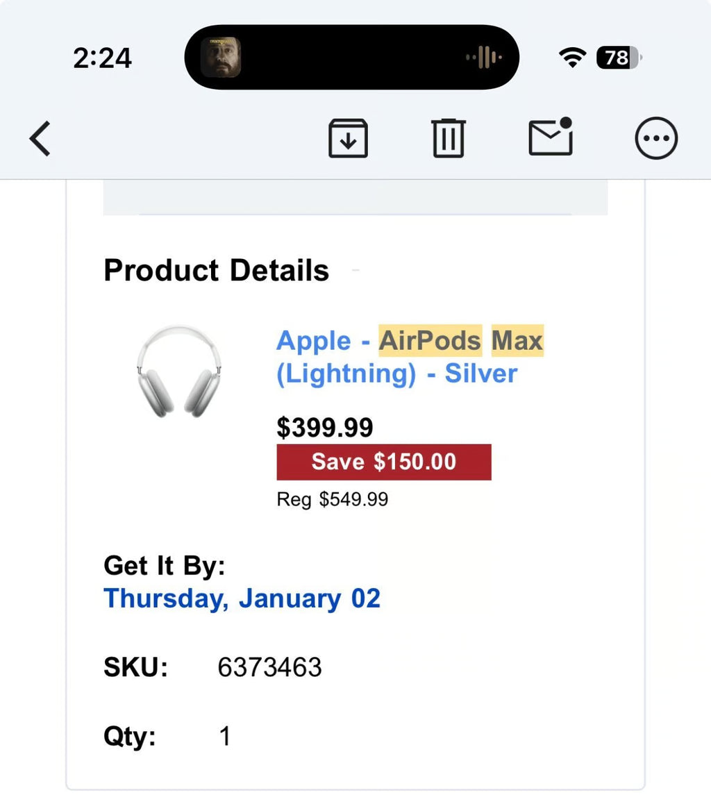 AirPods Max Silver 5Q78