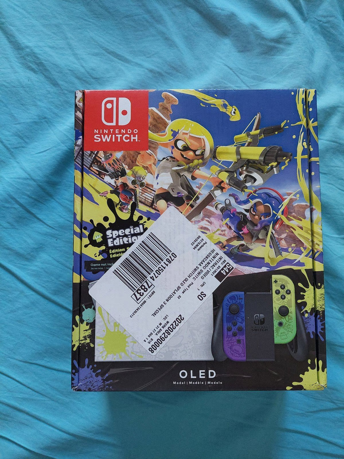 Nintendo switch splatoon OLED 8B89