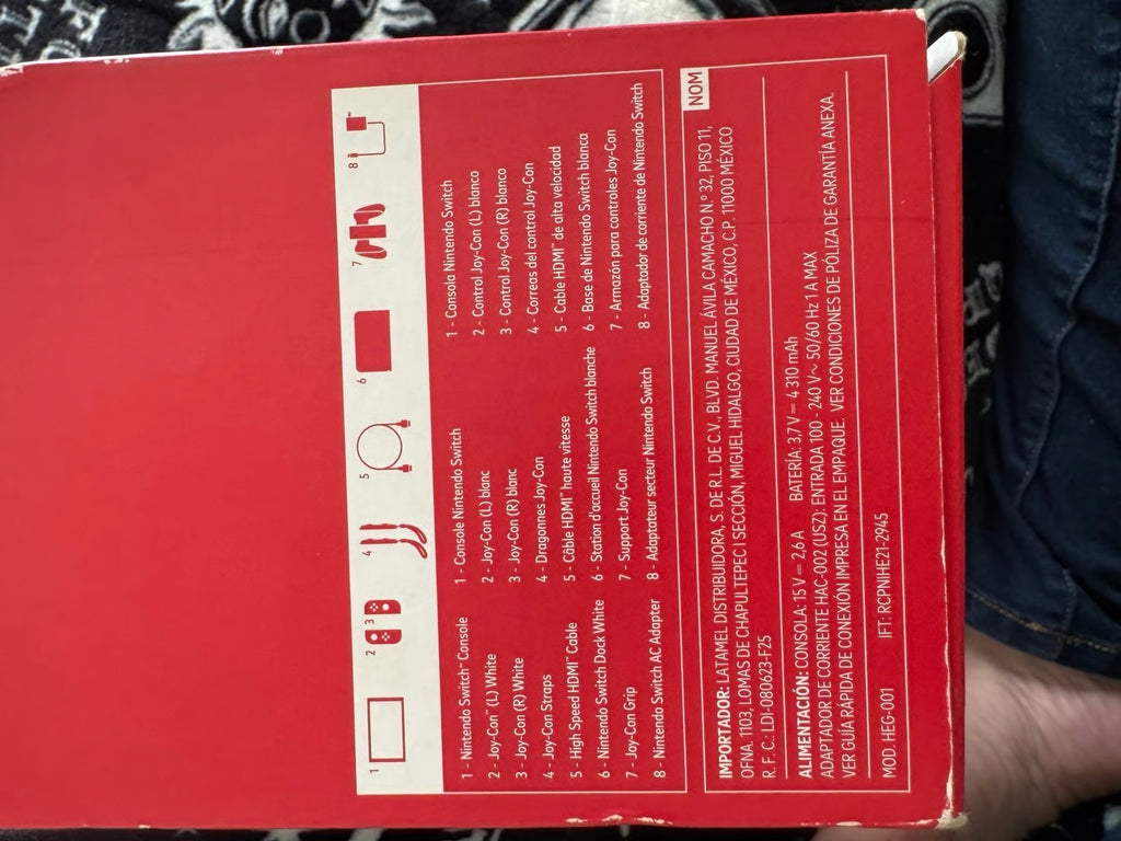 Nintendo switch console oled 3M51