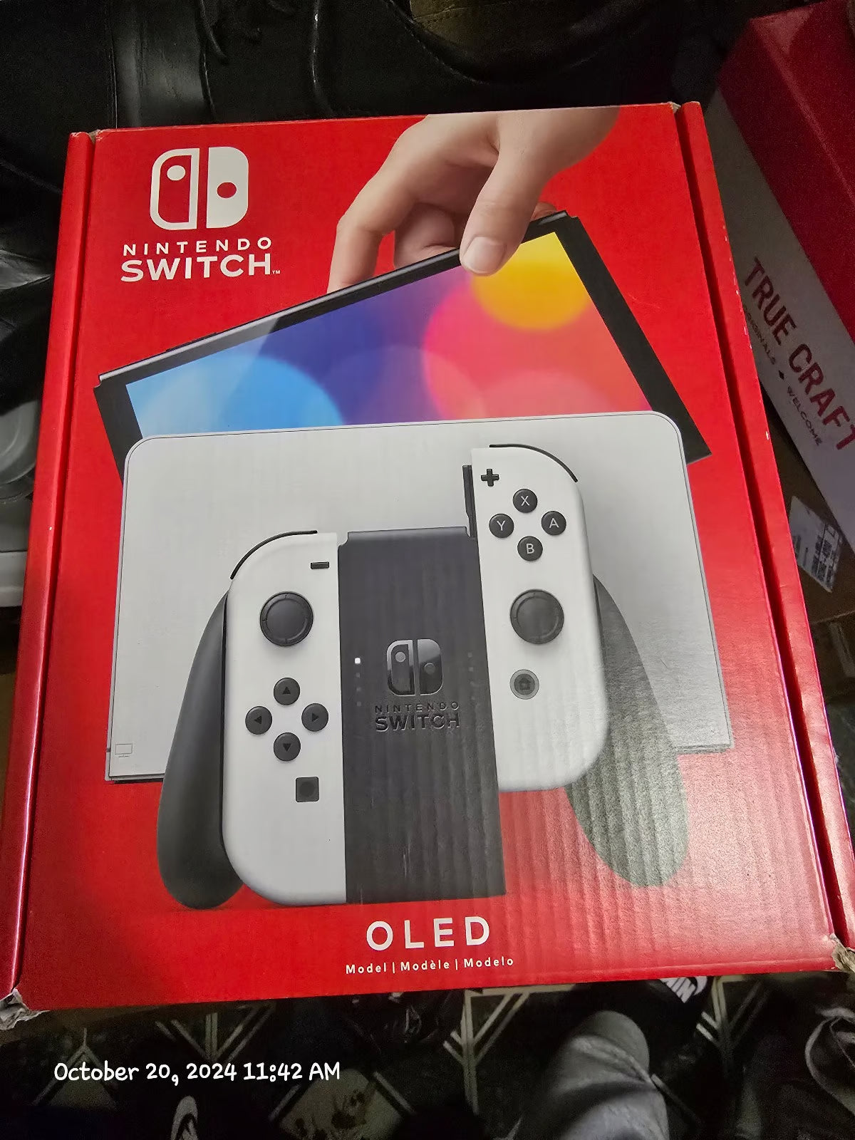 Nintendo Switch oled white 7F28