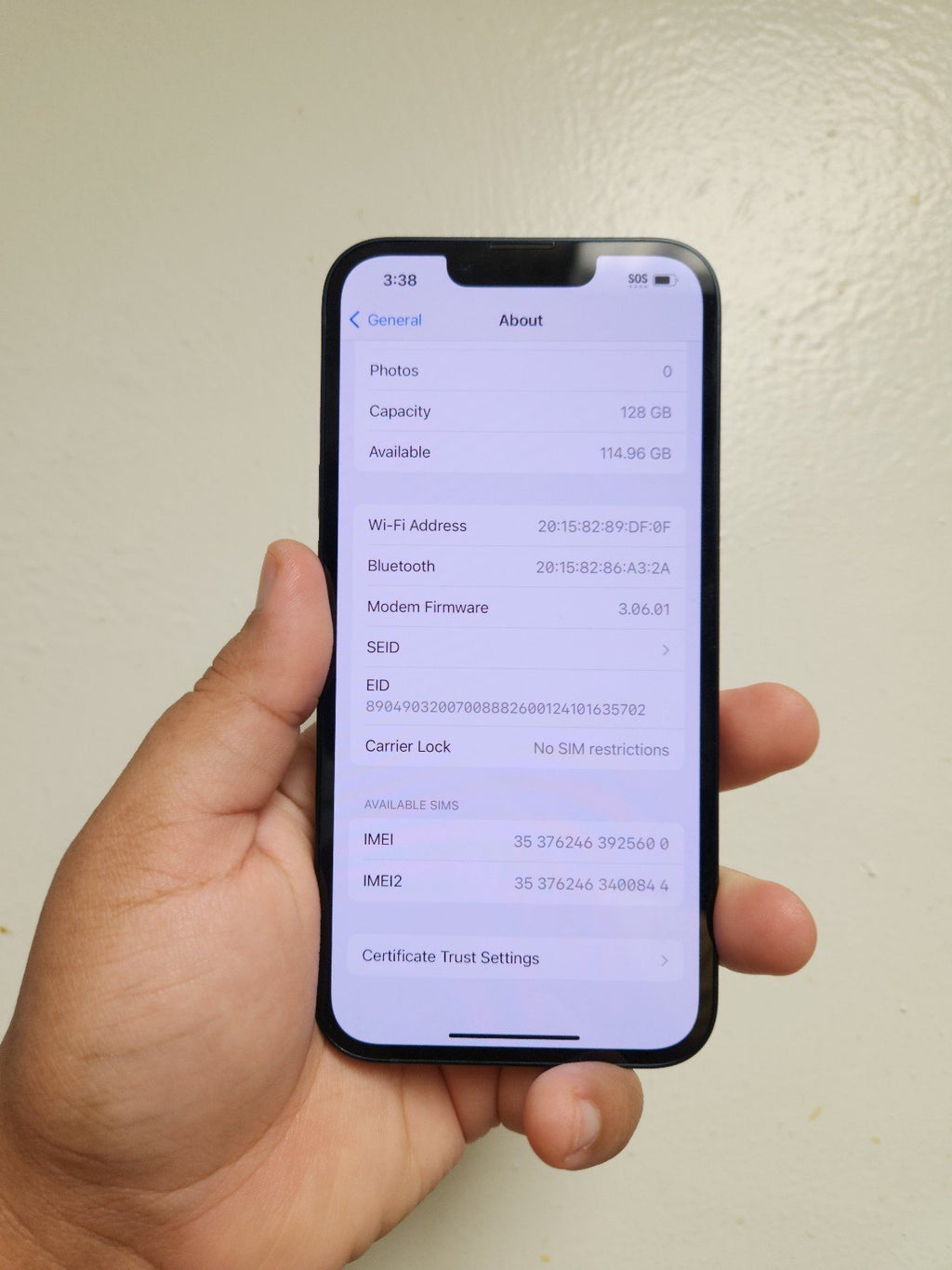 Apple iPhone 13 UNLOCKED 1E92