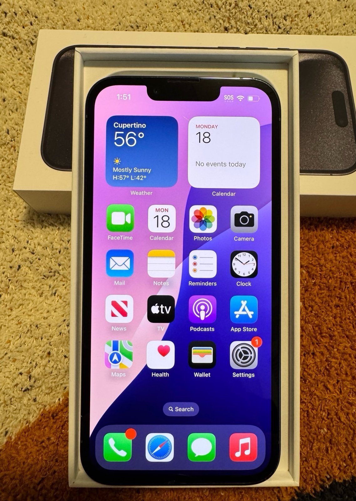 Apple iPhone 13 Pro (unlocked) 7L29