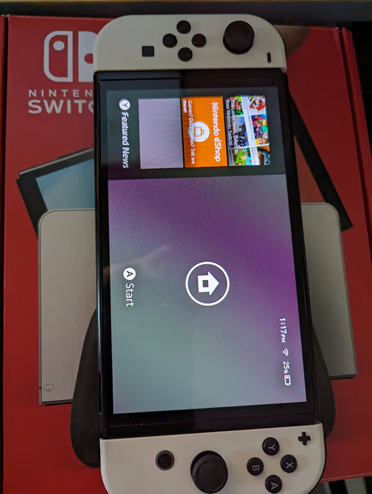 Nintendo Switch OLED White with Pokemon Scarlet 3J89