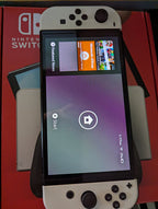 Nintendo Switch OLED White with Pokemon Scarlet 3J89