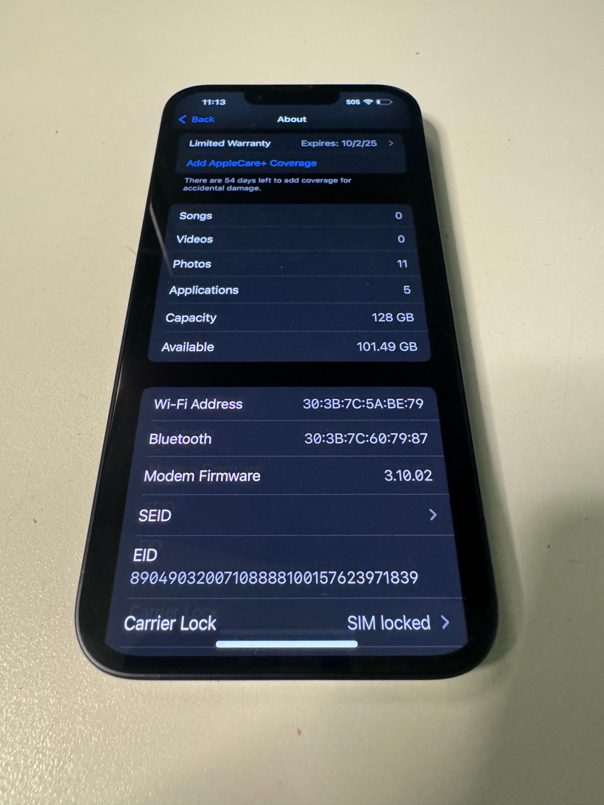 iPhone 14 128gb T-Mobile 6C88