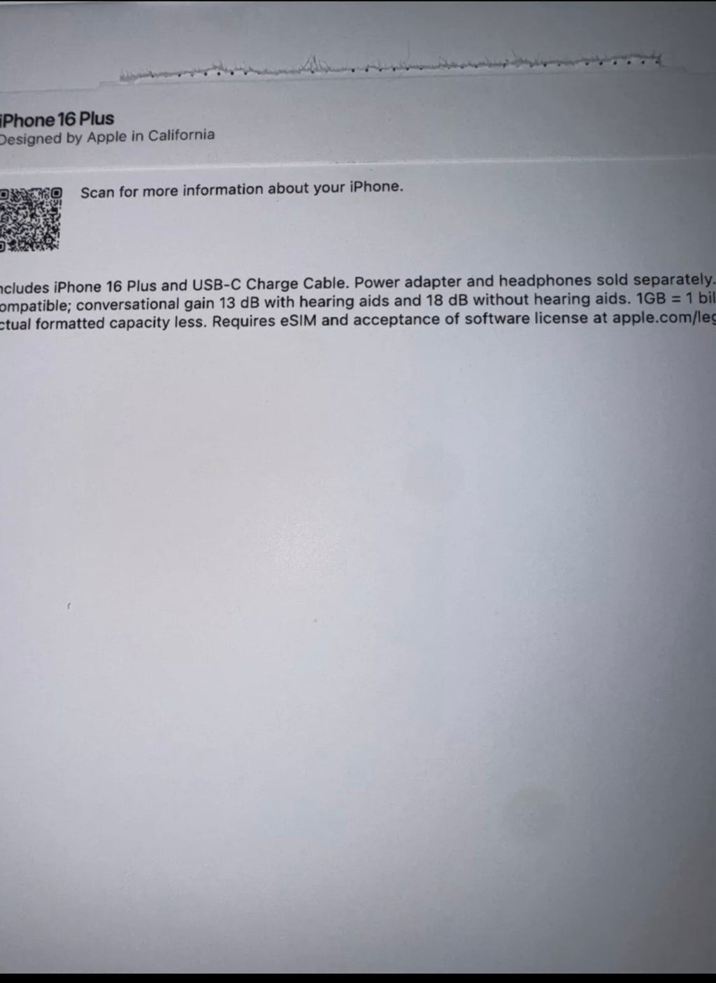 Apple iPhone 16 plus unlocked 5K35