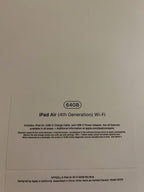 Apple iPad Air 4th Generation 9C16