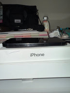 iPhone 15 pro 128 gb black with black apple case 8C12