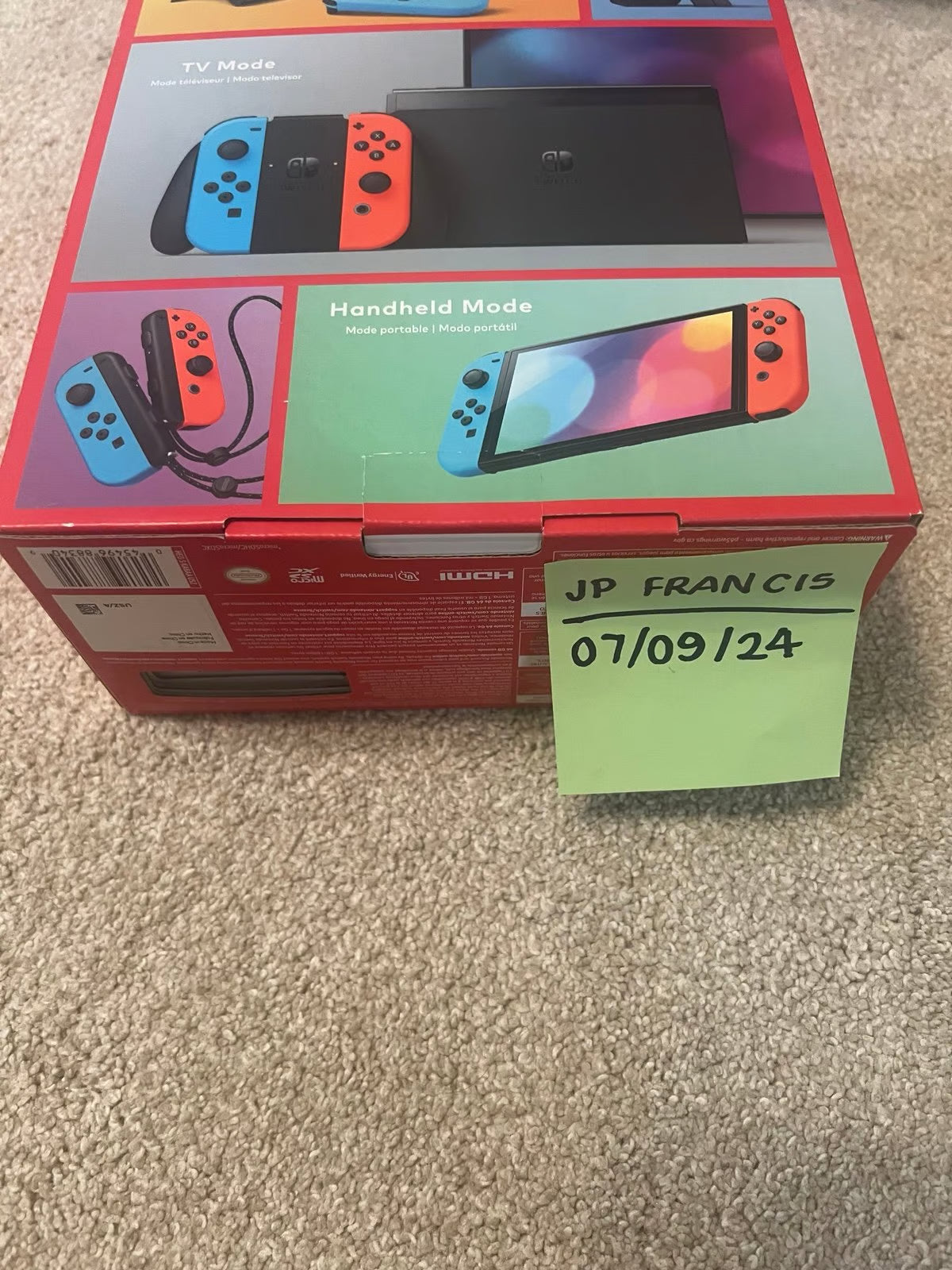 Nintendo switch oled console 8M61