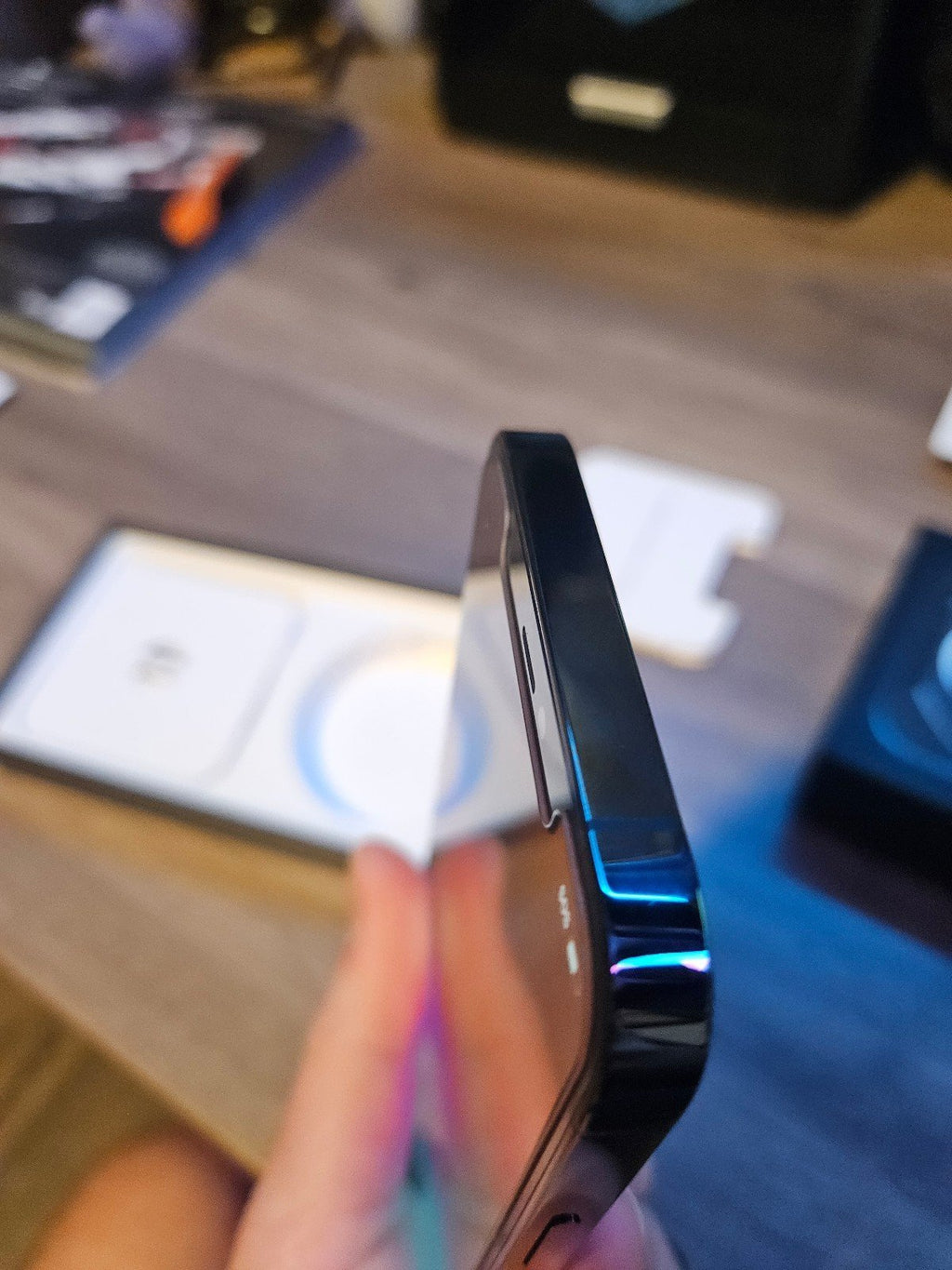 iPhone 12 Pro - 128gb - Factory Unlocked - Pacific Blue 8O55