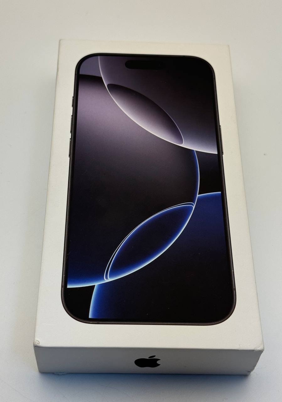 NEW Apple iPhone 16 Pro - 128 GB - Black Titanium SEALED 5P35