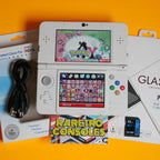 New Nintendo 3DS No. 026 Teal/Blue Mario Embossed Plates, 32GB & 60+ Game