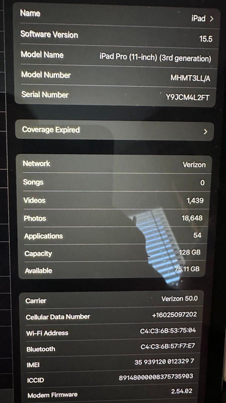 ipad pro 11 inch 3rd generation 8O83