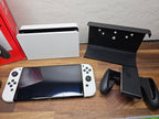 Nintendo Switch OLED 64GB + 128GB SD Handheld Console w/Joy-Con White & 5 Games 7K32