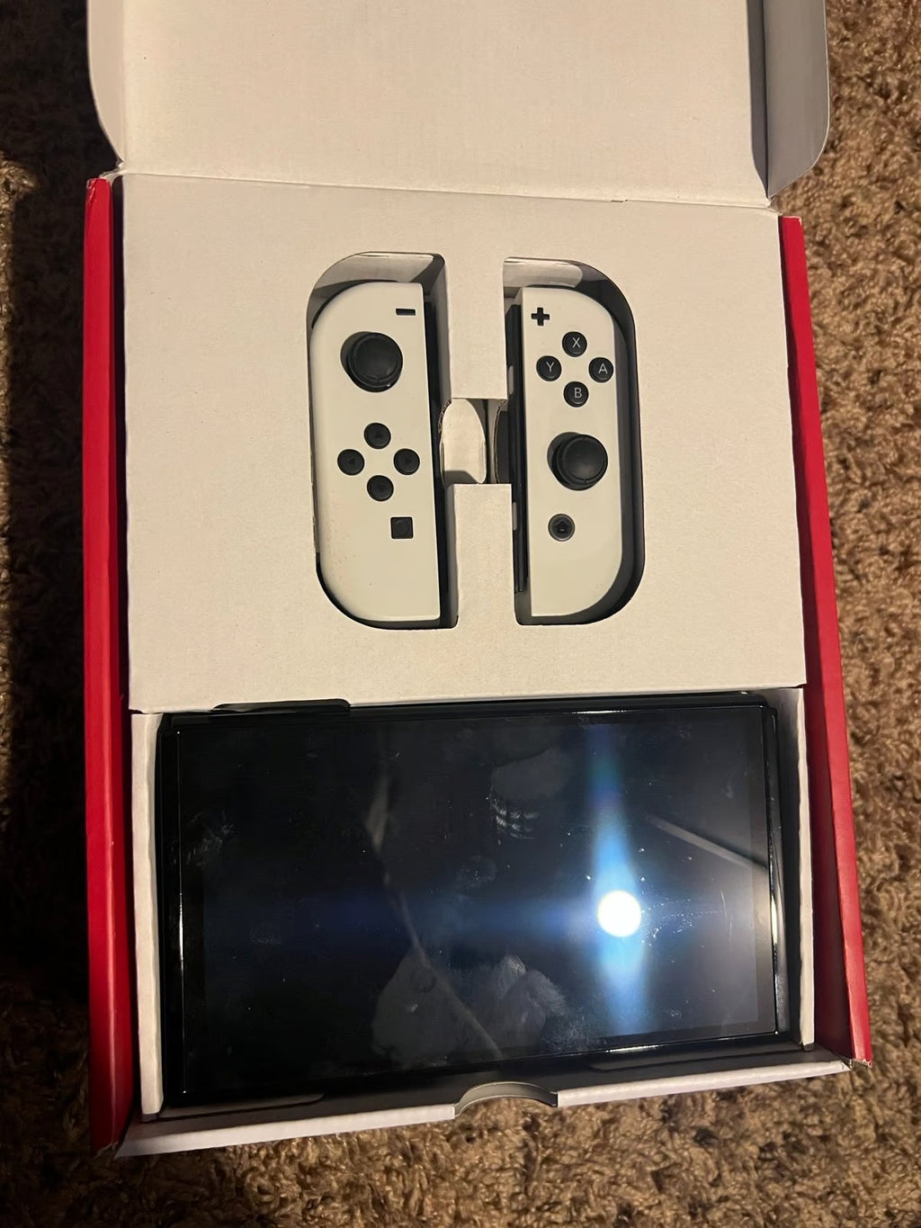 Nintendo switch oled white 9F17