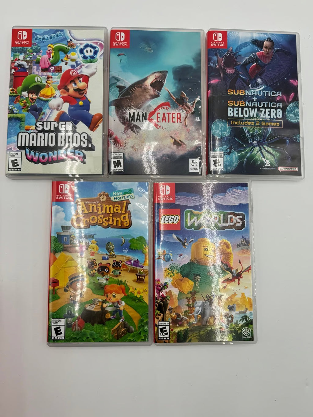Nintendo Switch OLED with 5 Games Like New 2B72