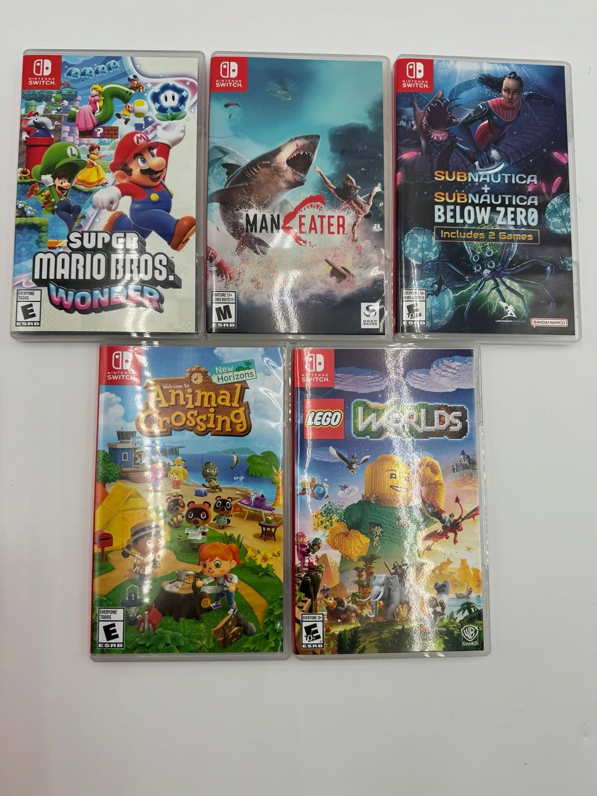 Nintendo Switch OLED with 5 Games Like New 2B72