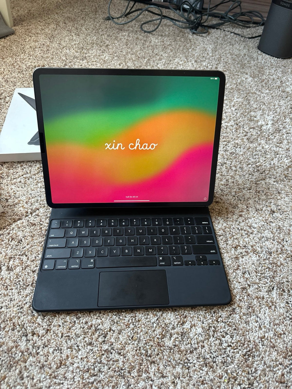 iPad Pro 12.9-inch 1 TB Wi-Fi + Cellular 4th gen UNLOCKED Space Grey 1Q83