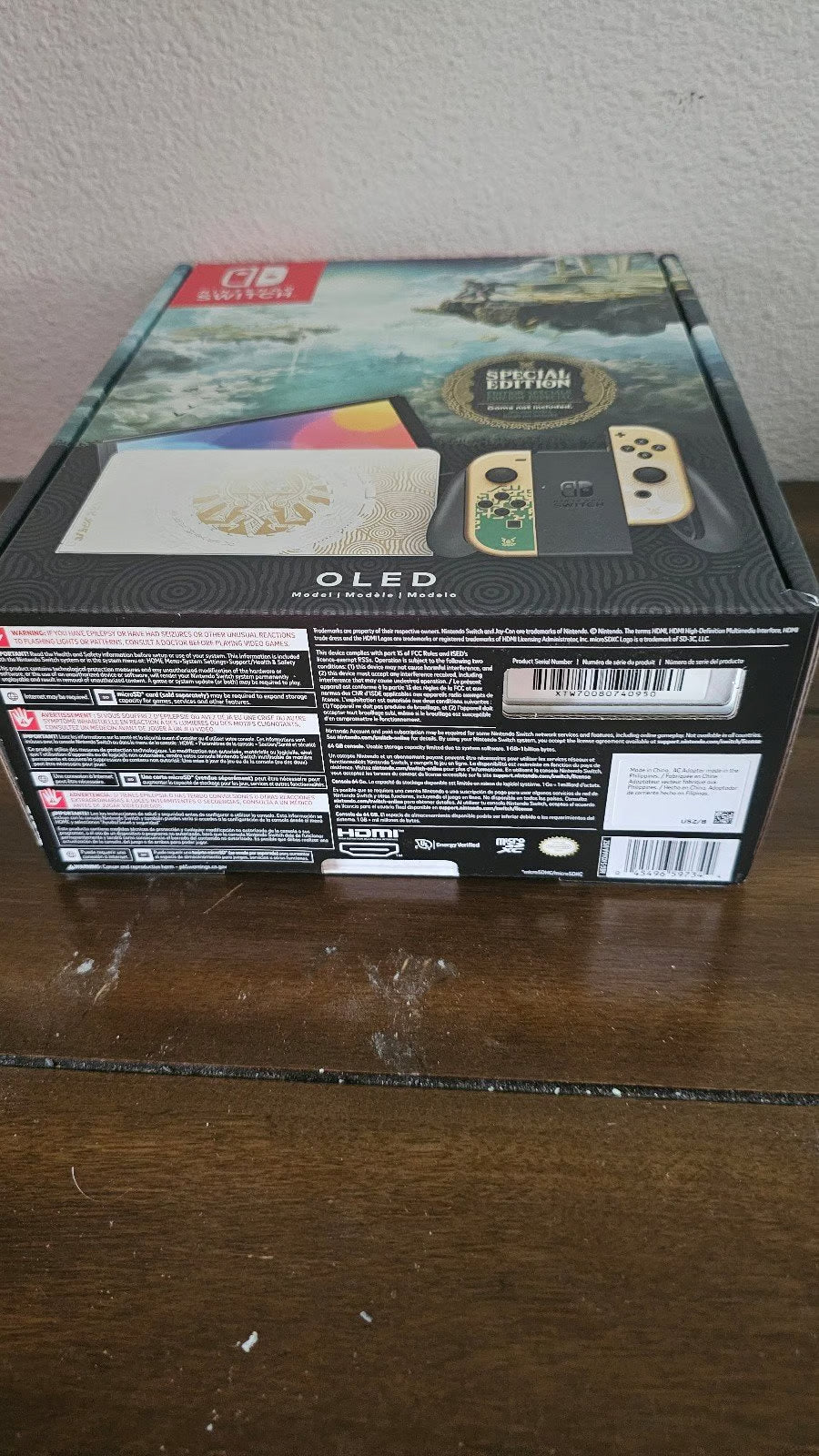 Nintendo Switch鈩?鈥?OLED Model - The Legend of Zelda:Tears of the Kingdom Editi 6X68