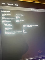 Apple Macbook Pro 16in.  M1 Max 3.2 GHz  1TB SSD 9V77