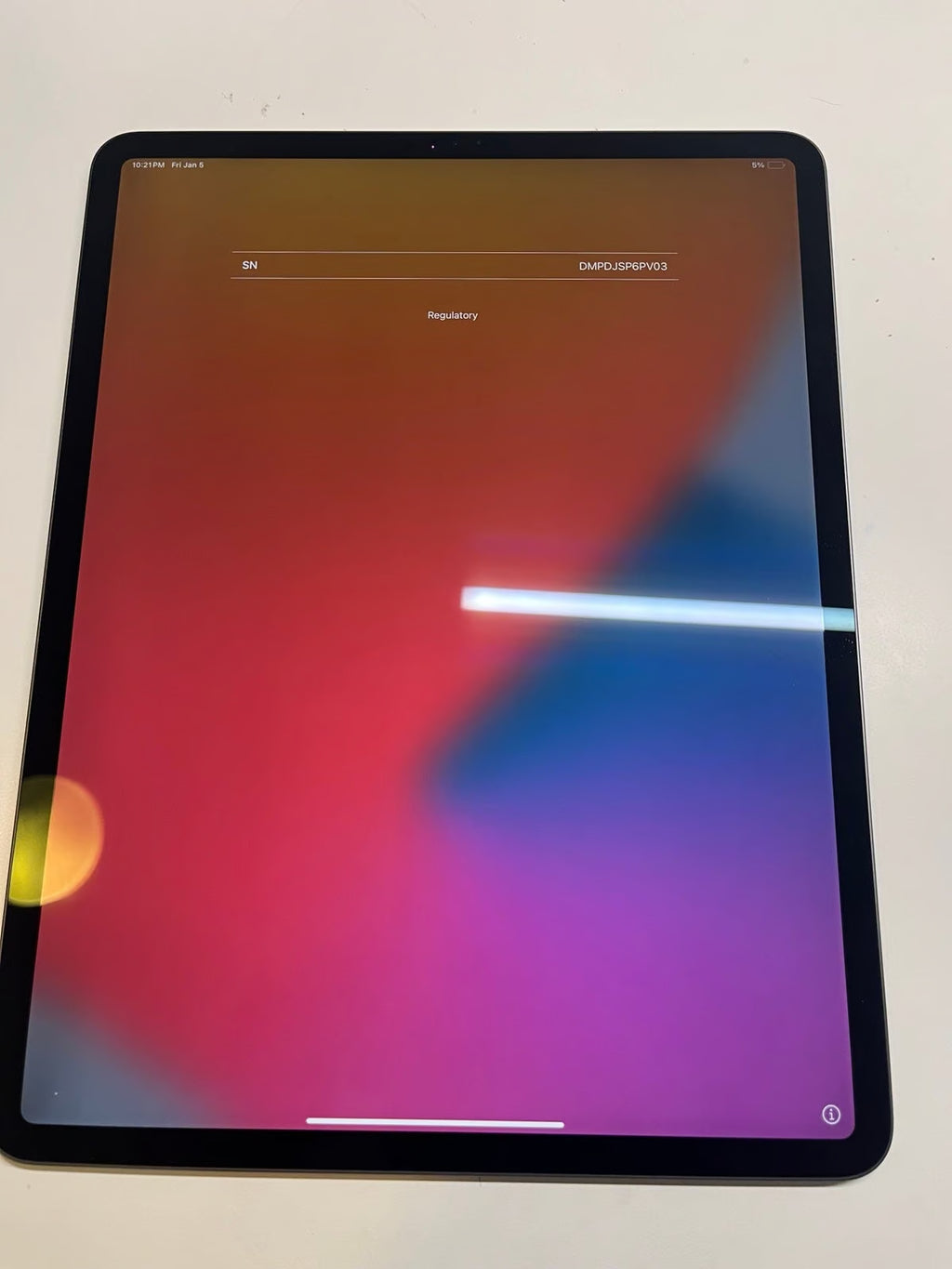 iPad pro 12.9 128gb wifi MDM BYPASSED 6J33