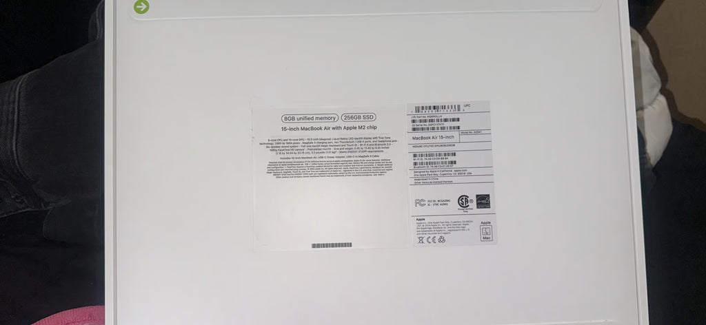 macbook air m2 15 inch 8Y71