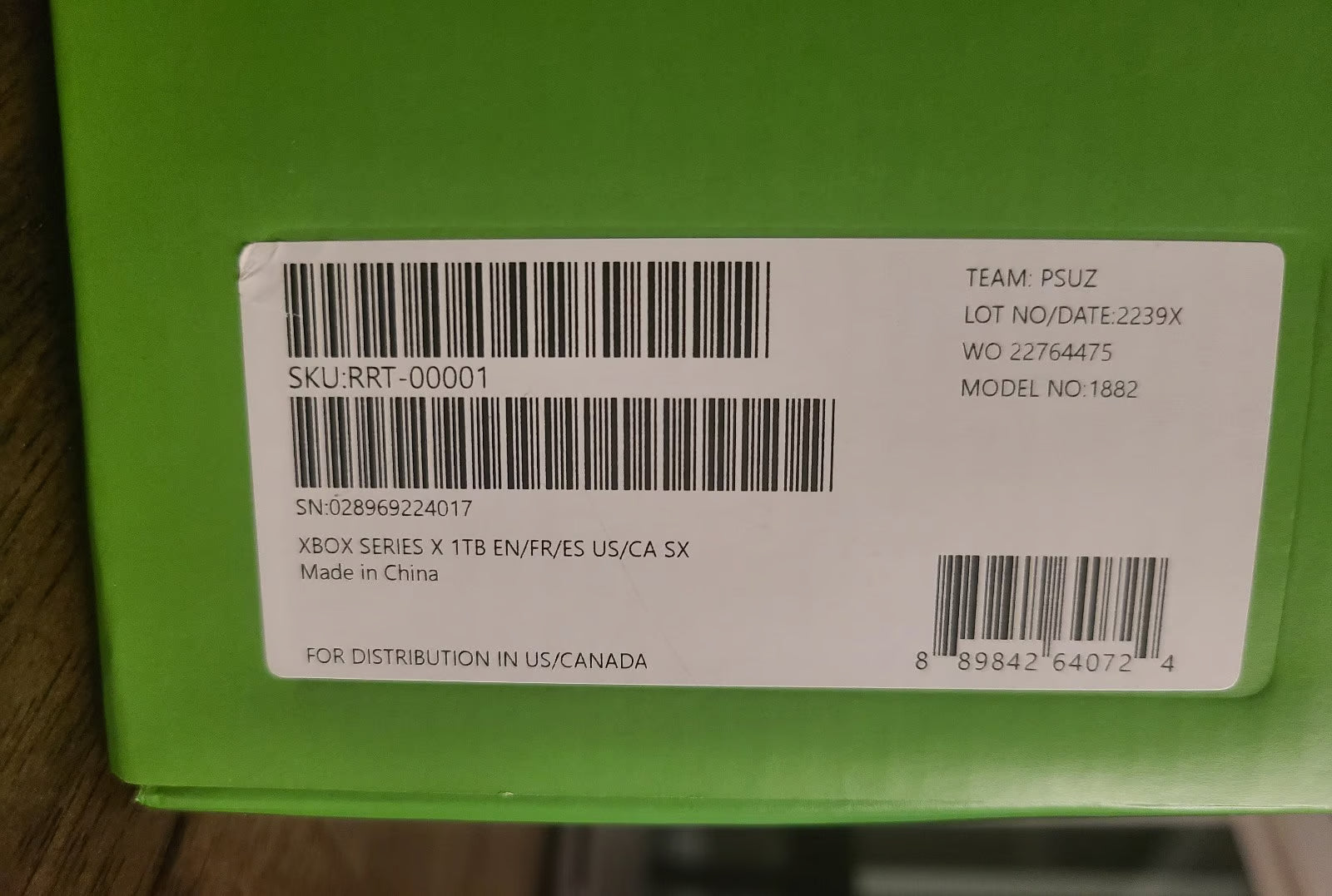 Xbox Series X Console 5Z96