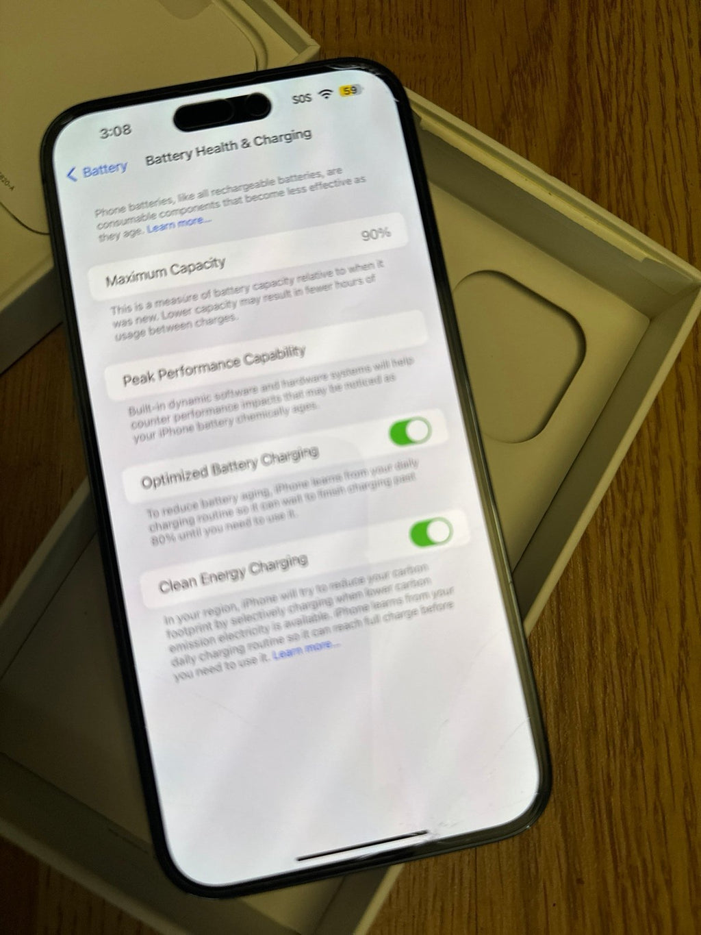 Apple iPhone 14 Pro Max 256GB Network Unlocked Excellent Condition 1E59