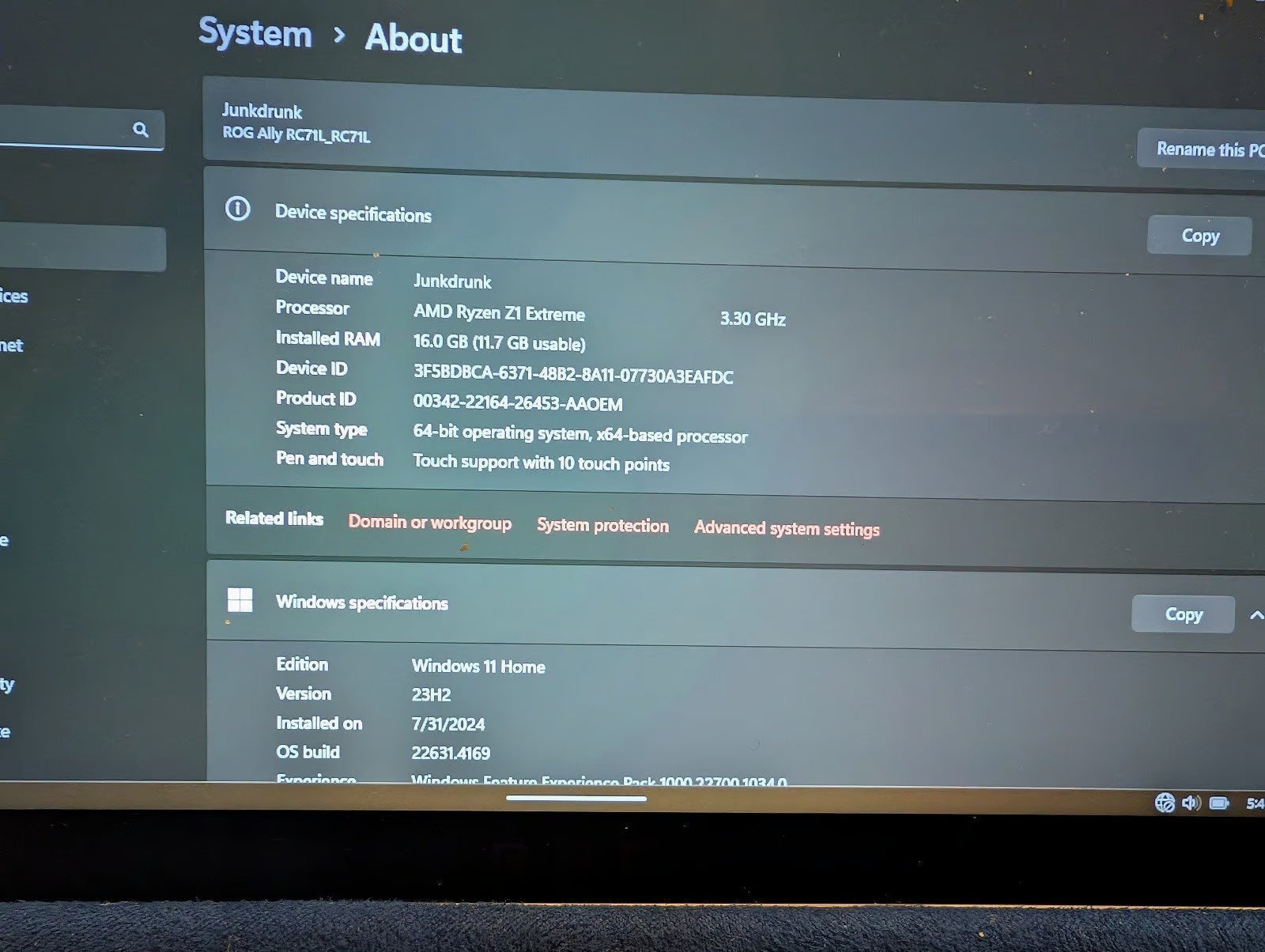 ASUS rog ally z1 extreme bundle Christmas gift present 6K18