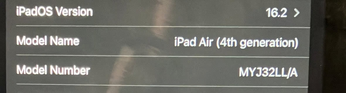 iPad Air 4th Generation 1L28