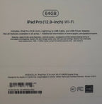 Apple iPad Pro 2nd Generation 64 GB in Space Gray 7S67