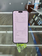 iPhone 15 Pro Max 256GB Black Titanium Unlocked Includes: Case+Protector+Charger 7B88