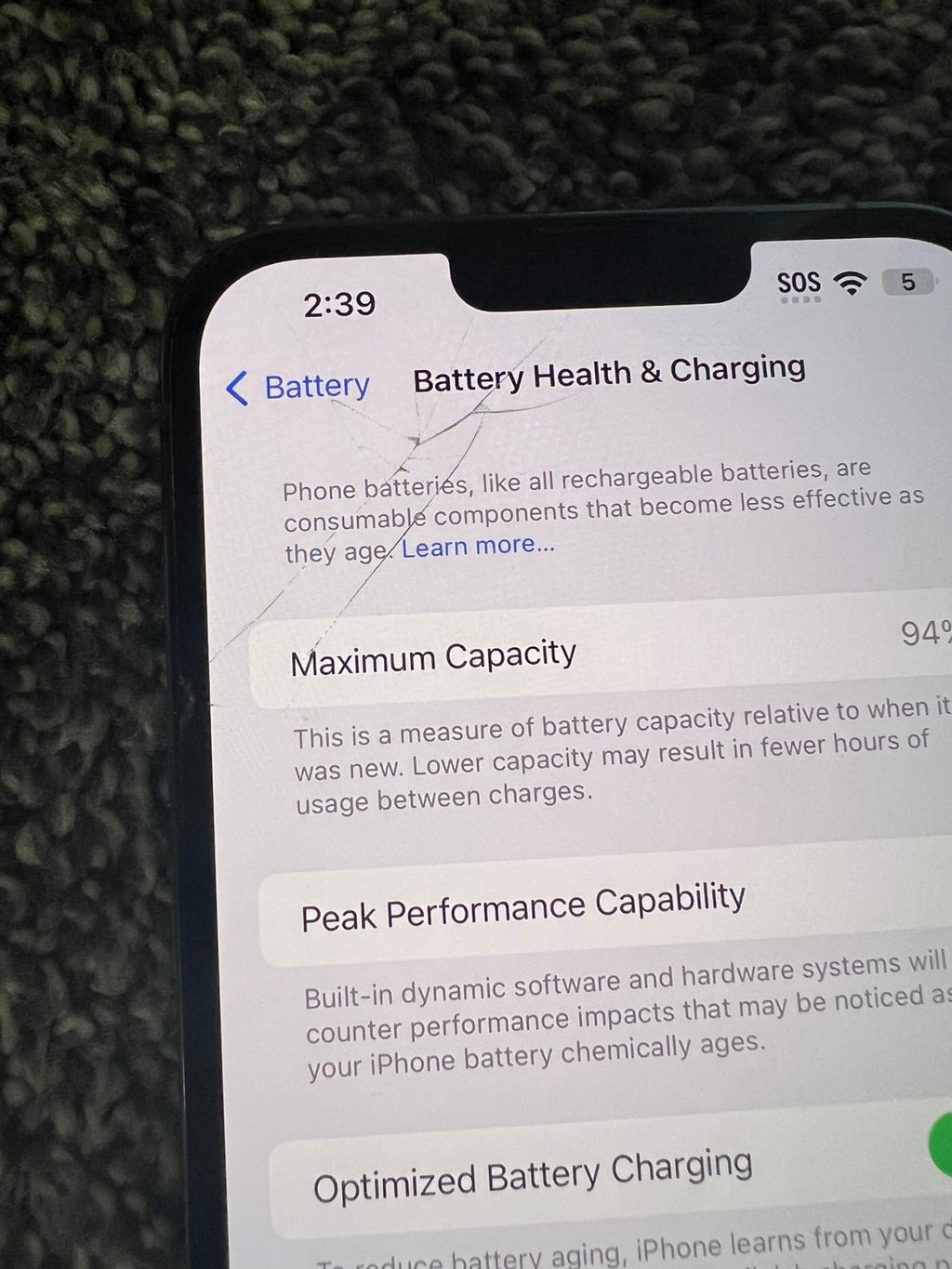 Unlocked IPhone 13 Pro Max 9G75