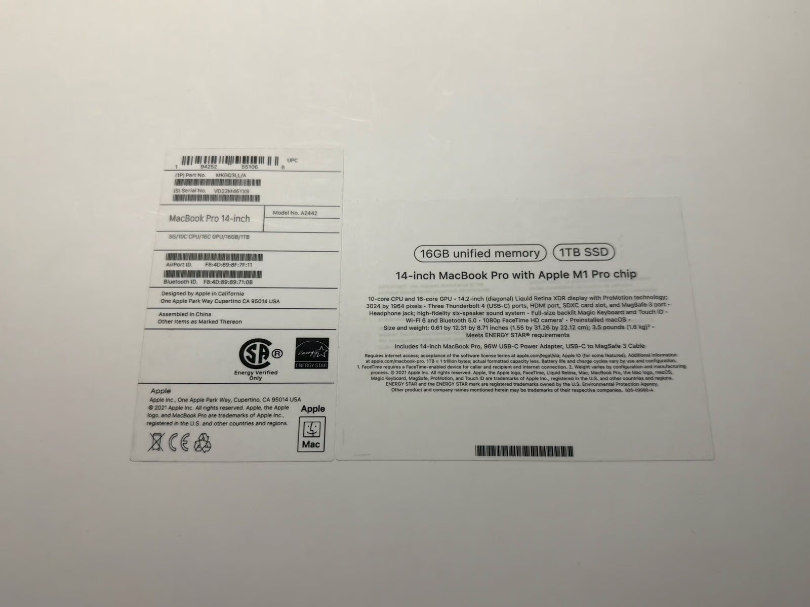 2021 macbook pro 14鈥?9M77