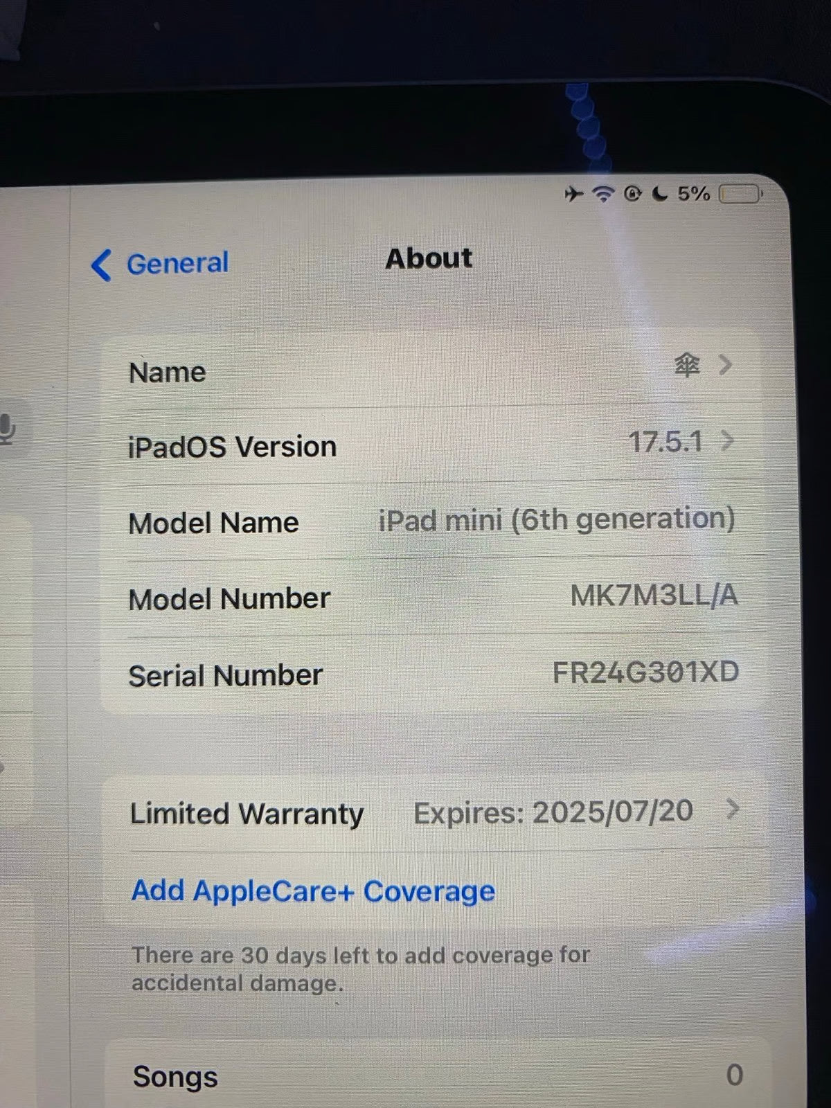Apple iPad Mini 6th Generation 64 GB 8G39