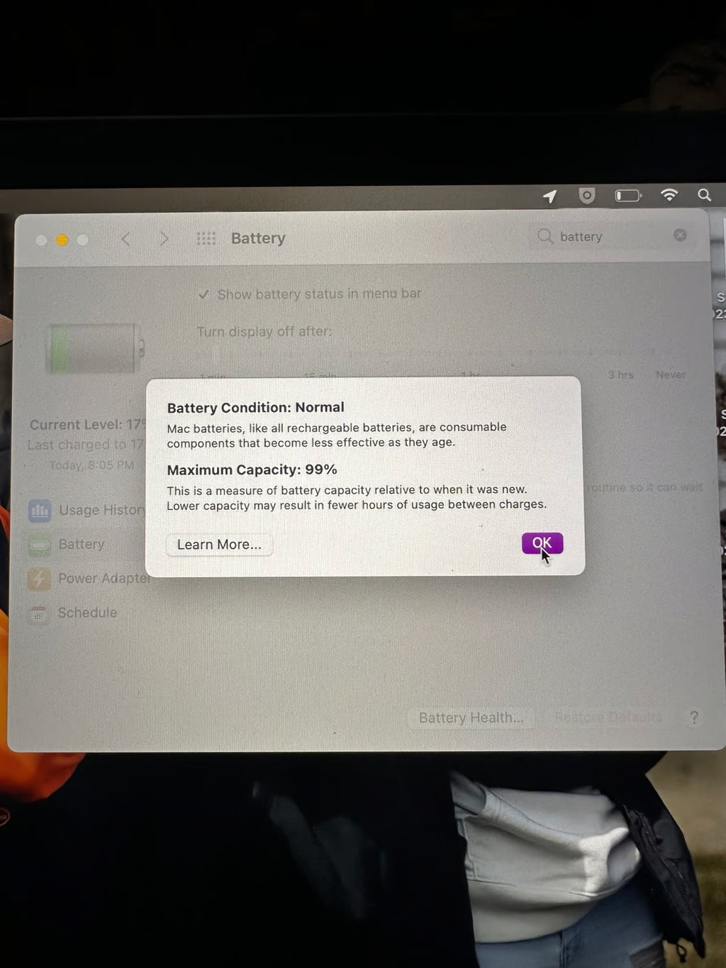 Apple Macbook Pro A2238 2020 1V91