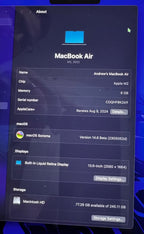 MacBook Air M2 13鈥?7R32