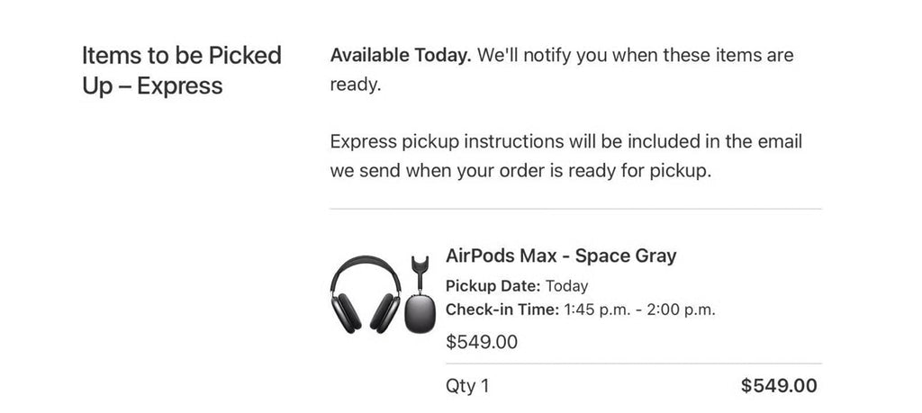 Apple AirPods Max with Smart Case in Space Gray 2N79