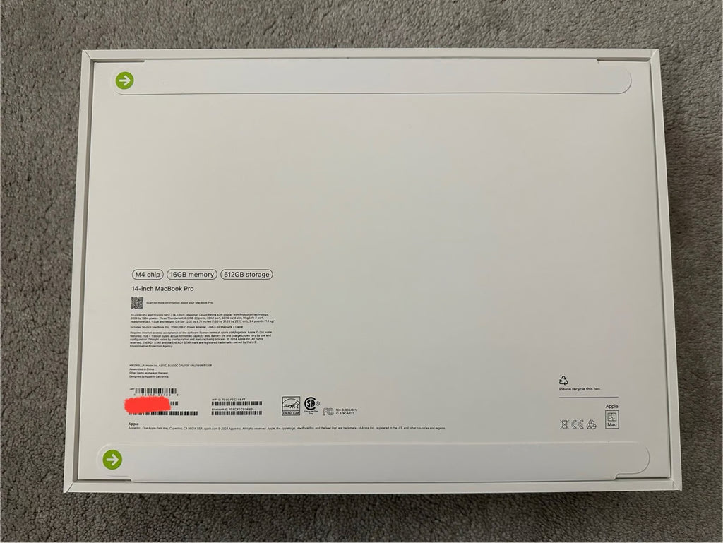 M4 MacBook Pro Silver 14 inch 5Z33