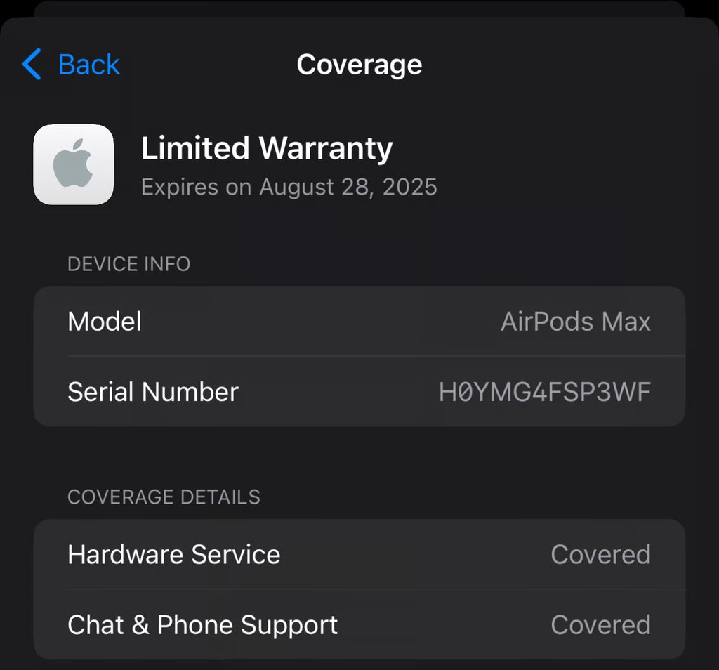 AirPods Max Pink Original Apple Headphones with Apple care till August 2025 9D12