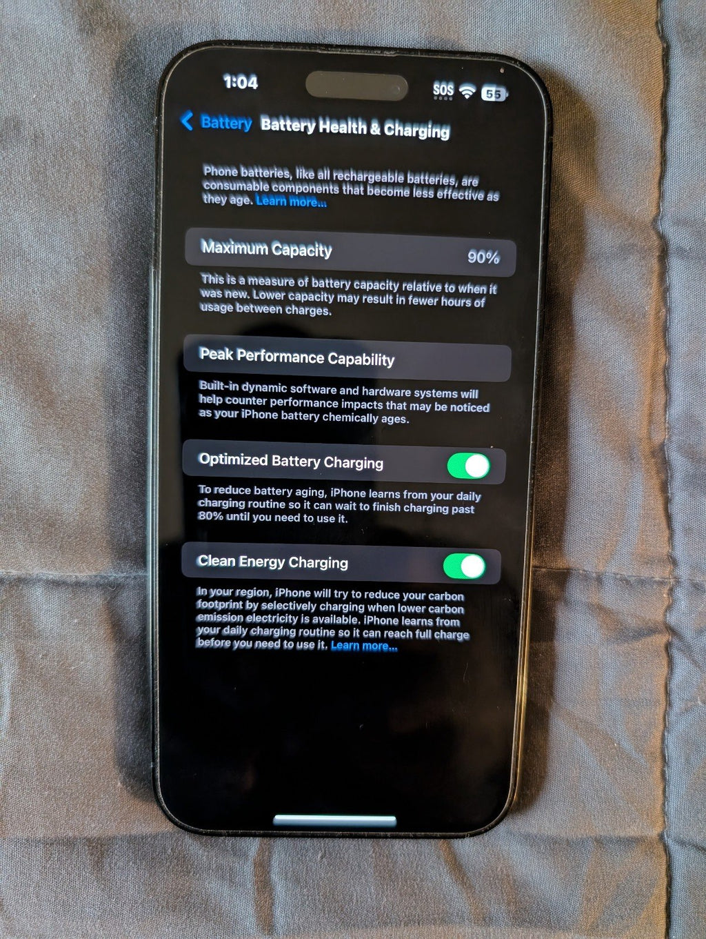 Apple iPhone 14 Pro Max 128 GB Deep Black Unlocked 7V95