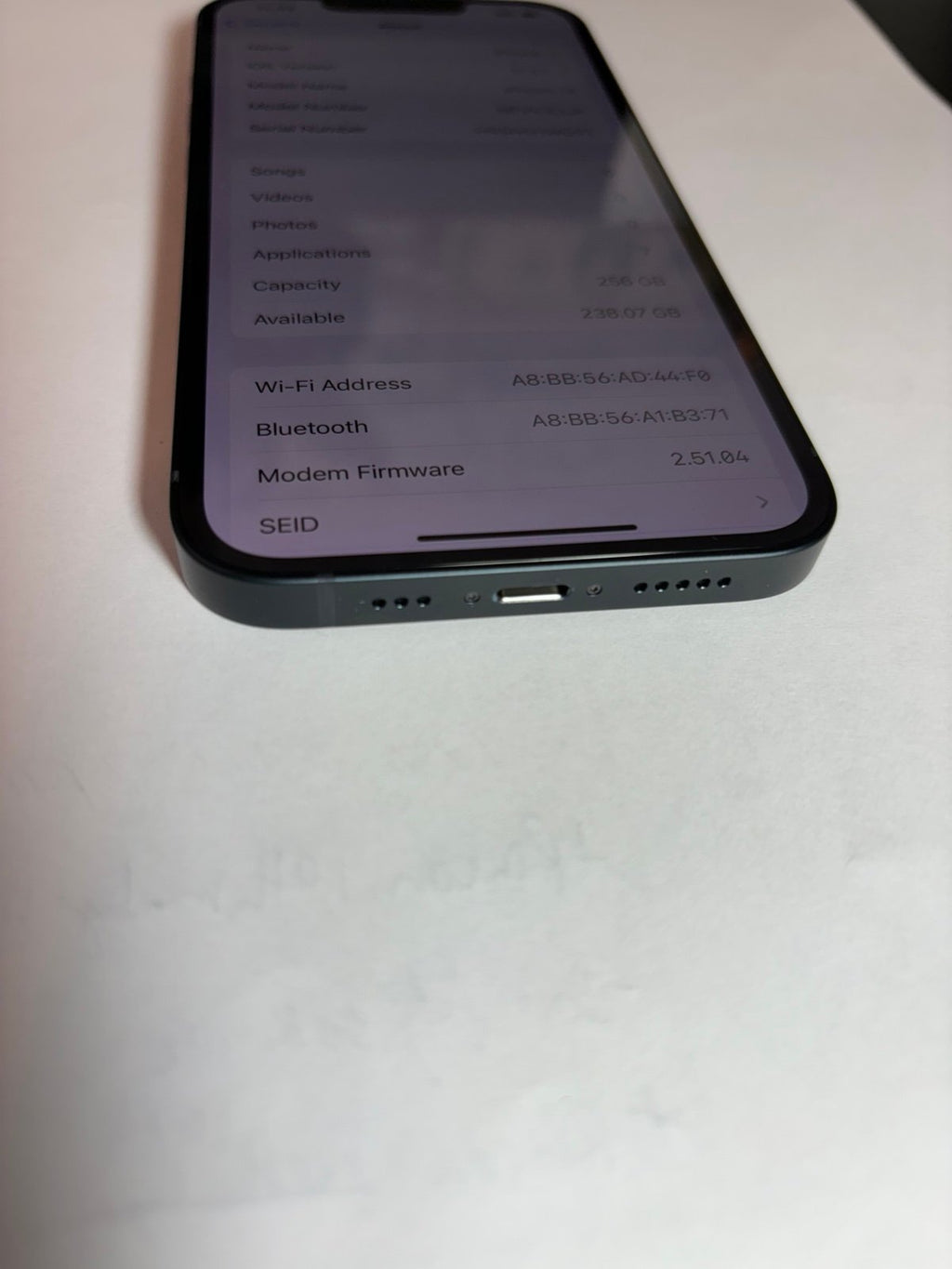 Apple iPhone 14 256gb dark blue (New) 2R56