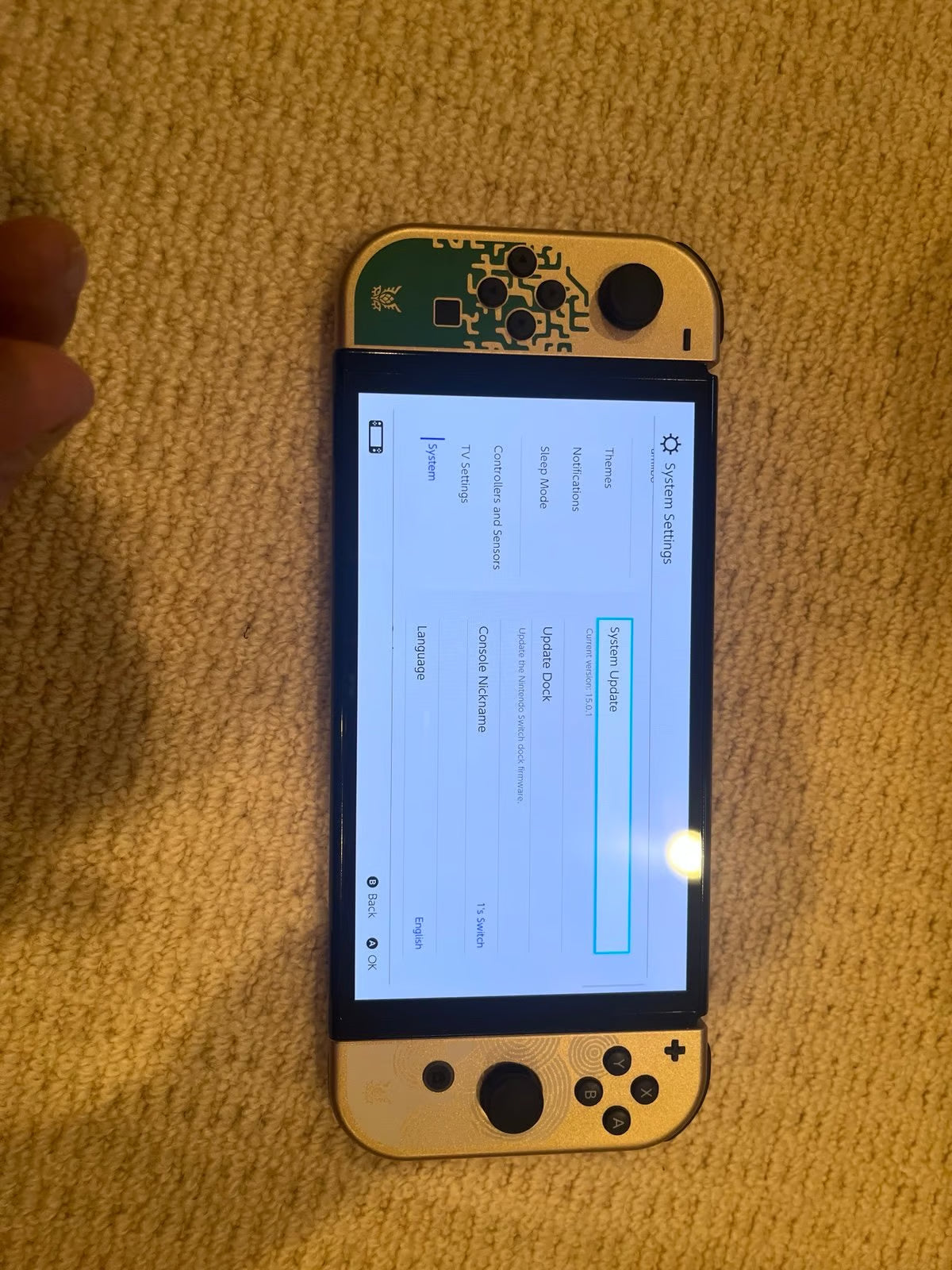 zelda tears of the kingdom Nintendo switch oled 6T79