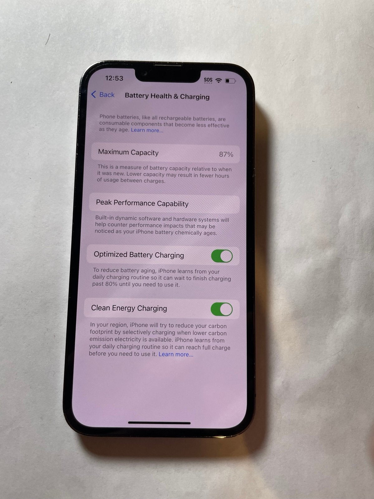 iPhone 13 Pro 128Gb Unlocked 3E18