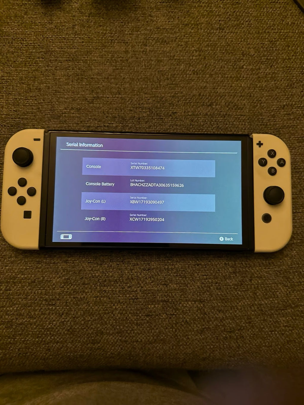 Nintendo Switch OLED 7N19