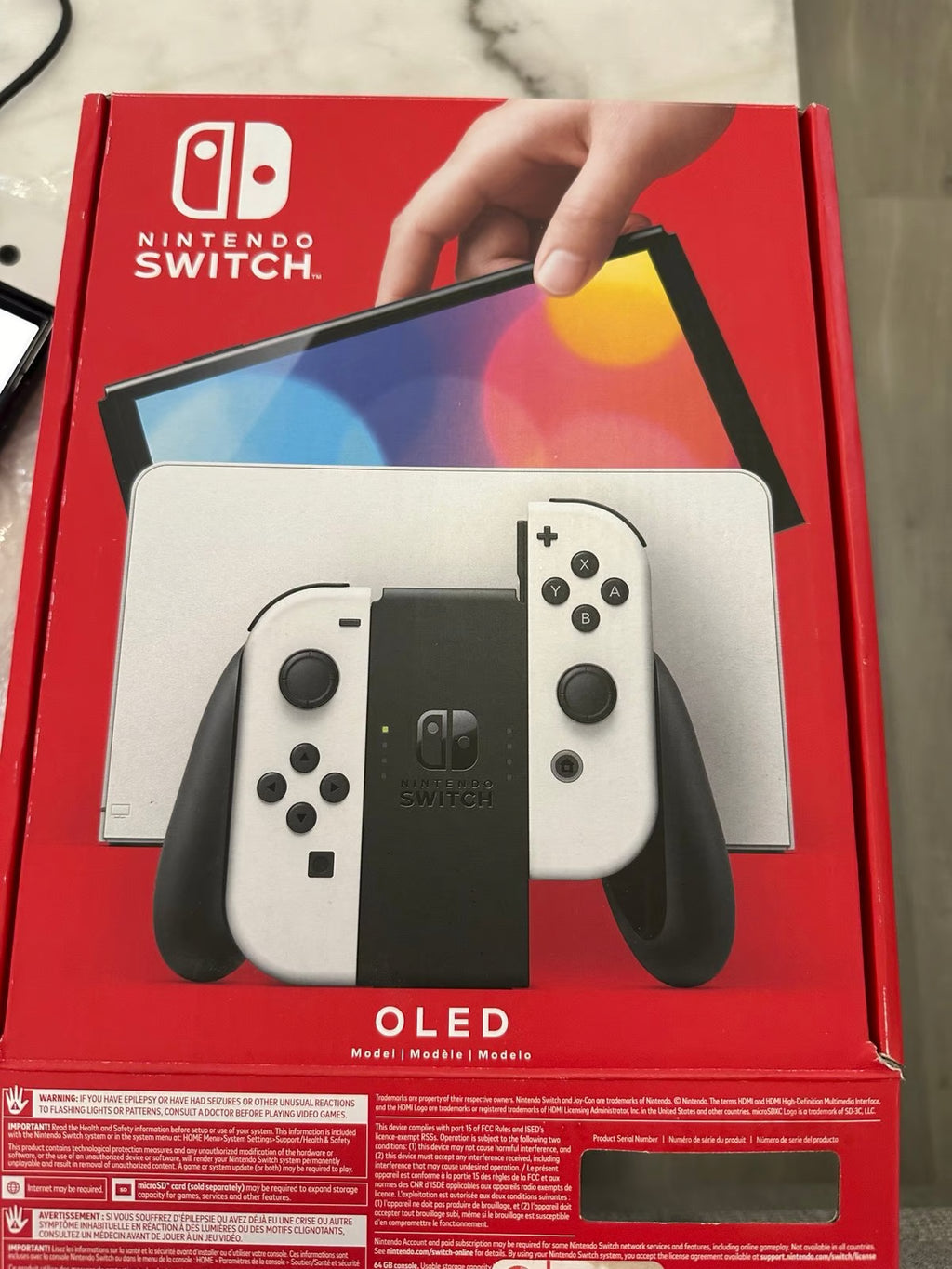 Nintendo Switch OLED with Pokemon Violet 7L71