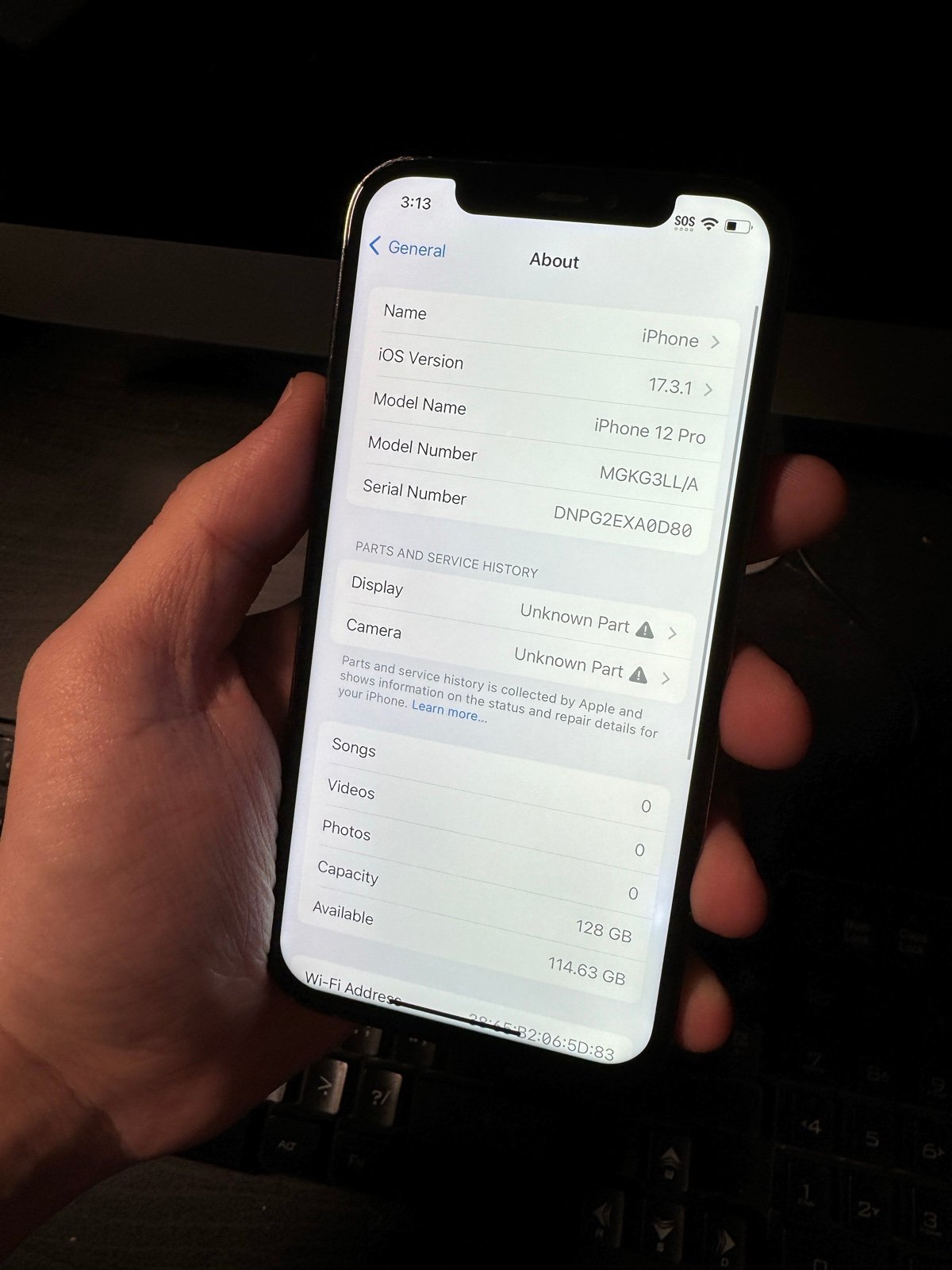 iPhone 12 Pro 128GB Graphite T-Mobile 7L39