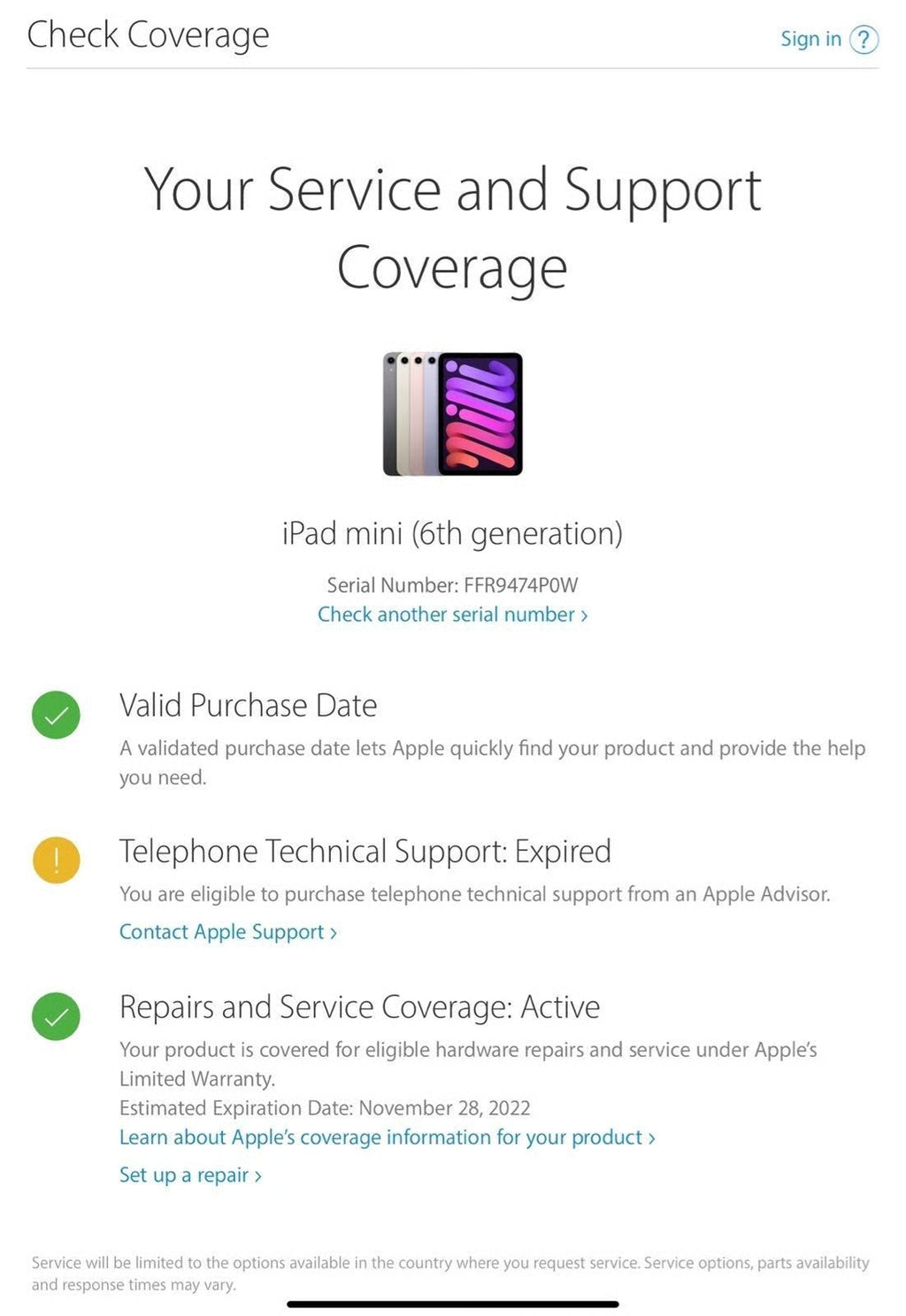 2021 Apple iPad Mini + Smartfolio 6O11