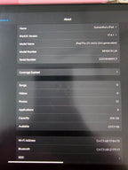 IPad pro 11 inch 3rd generation 256 GB W/ Apple Pencil 8P67