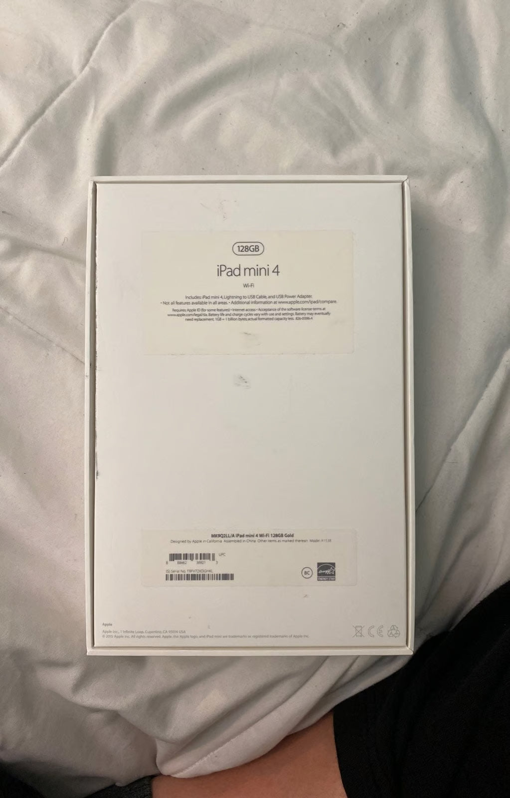 iPad mini 4th generation Gold 128 GB 5D21